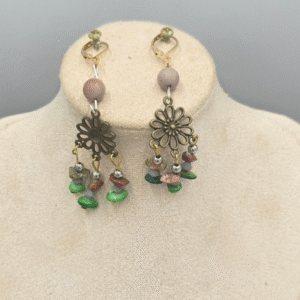 3 Strand Drop Earrings